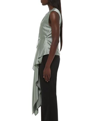 Silk Scarf Drape Top