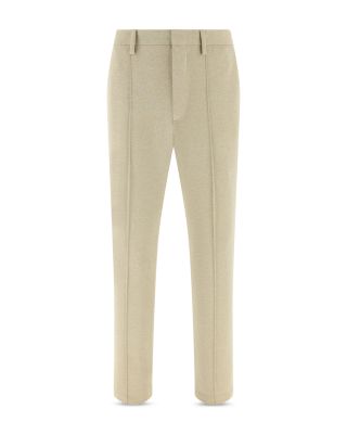 Regular Fit Cotton Blend Jersey Trousers