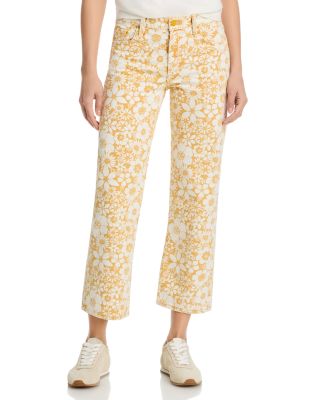 The Mid Rise Rambler Zip Ankle Jeans in Floral Notes