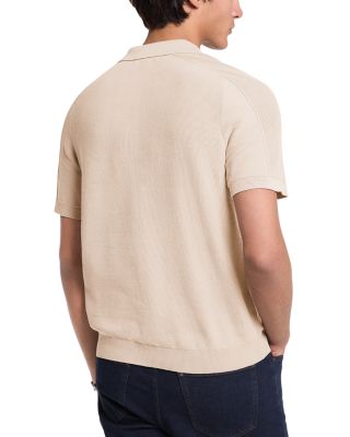 Regular Fit Textured Mouline Polo Shirt