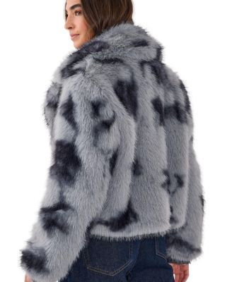 Cow Fur Collar Jacket