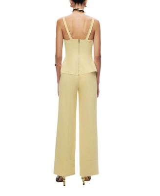 High-Waist Tailored Wide-Leg Pants