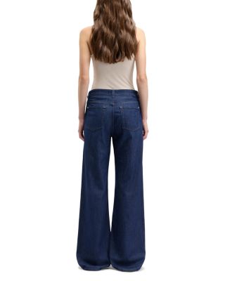 Lotta High Rise Wide Leg Jeans in Halona