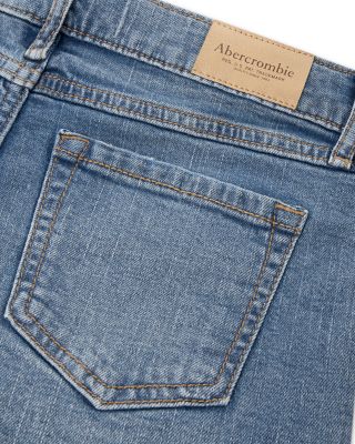 Girls' Low Rise Midi Destroy Denim Shorts - Little Kid, Big Kid