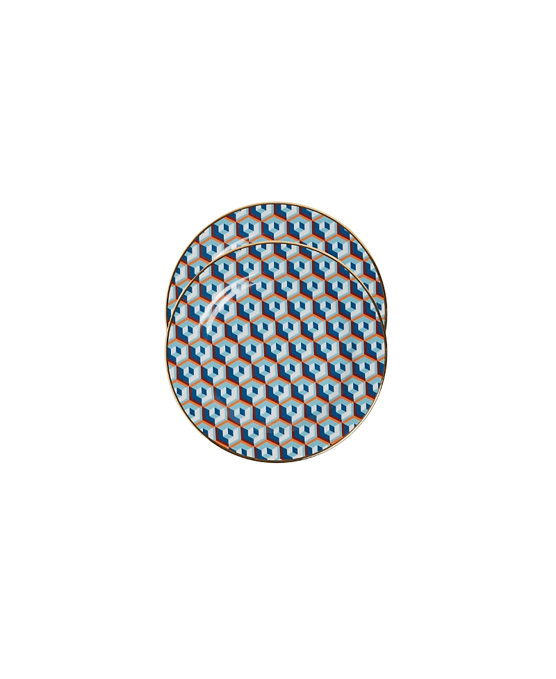 La DoubleJ Dessert Plates, Set Of 2 8" x 8"