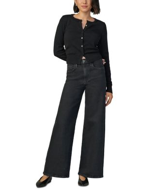 Petites The Mia High Rise Wide Leg Jeans in Bewitched
