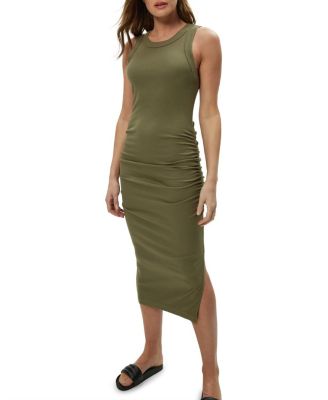 Wren Ruched Midi Dress