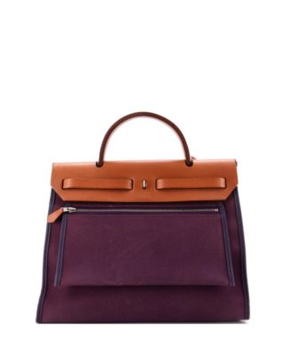 31 Herbag Zip Leather and Toile