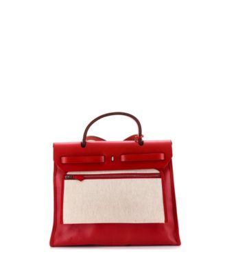 31 Herbag Zip Berline Vache Canvas and Leather