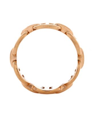 Small Chaine d'Ancre Enchainee Ring 18K Rose Gold