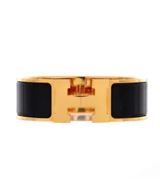 Wide Clic H Bracelet Enamel