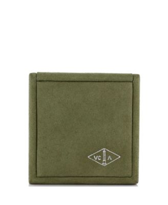  Sweet Alhambra Pendant Necklace 18K Rose Gold and Carnelian, 15.5"