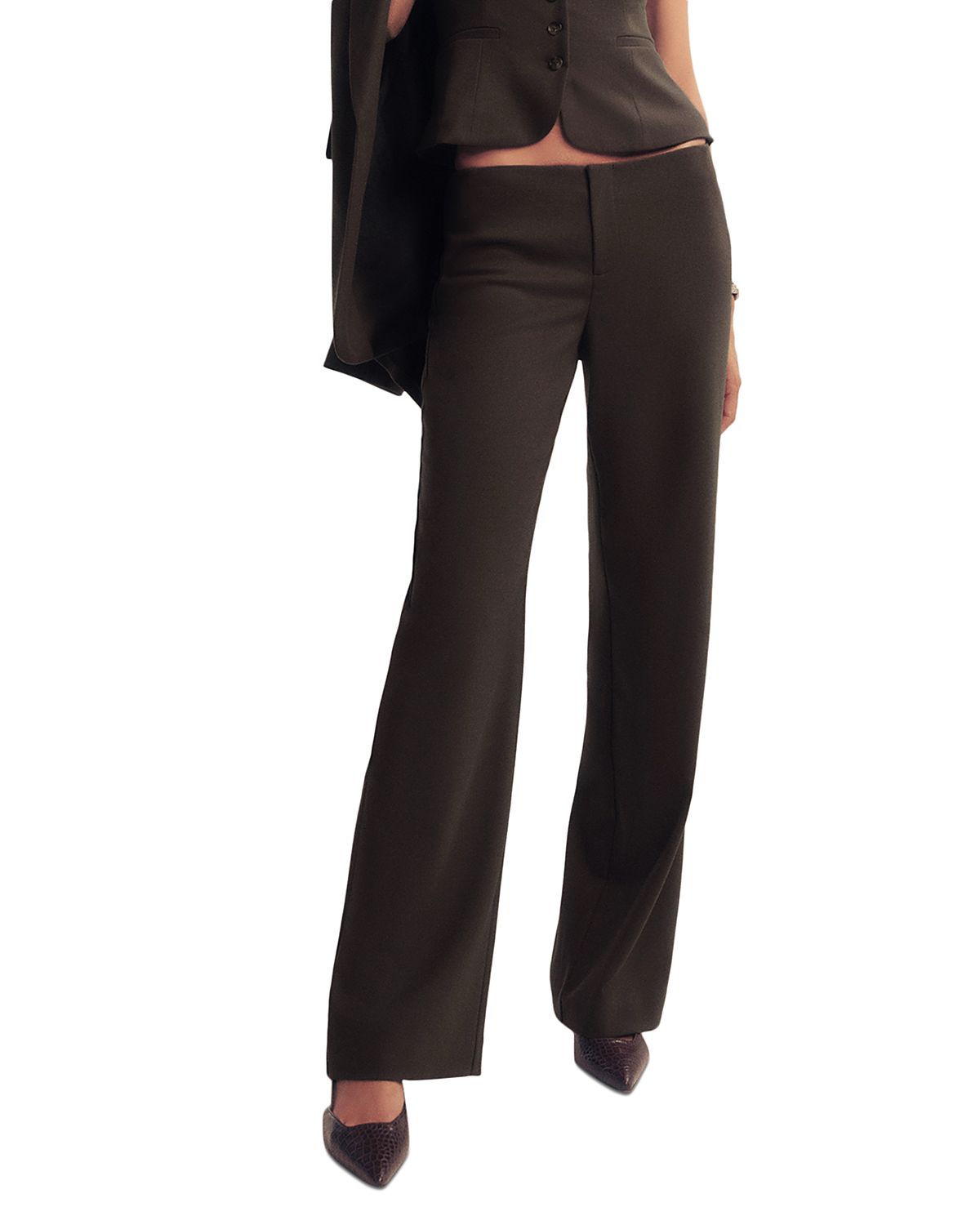 Reformation Vida Low Rise Pants