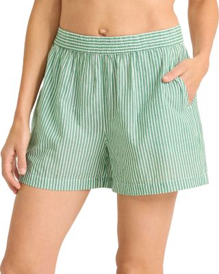 Coastline Striped Cover Up Shorts