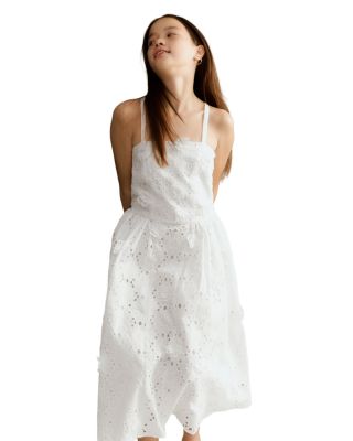 Girls' Estie Broderie Midi Dress - Little Kid, Big Kid