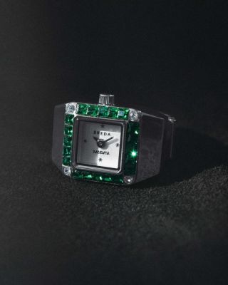 x Dalmata Time Ring Watch, 8mm x 15mm