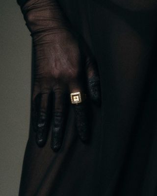 x Dalmata Time Ring Watch, 8mm x 15mm