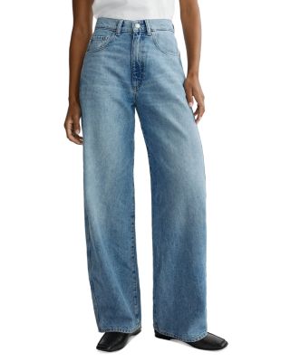Taylor Relaxed High Rise Barrel Jeans in River