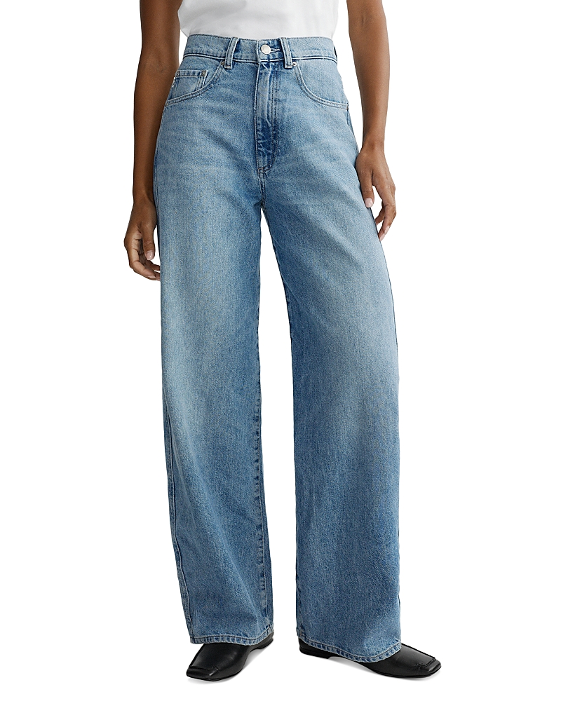 DL1961 Taylor Relaxed High Rise Barrel Jeans in River
