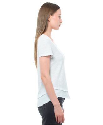 Short Sleeve Mock Layer Tee