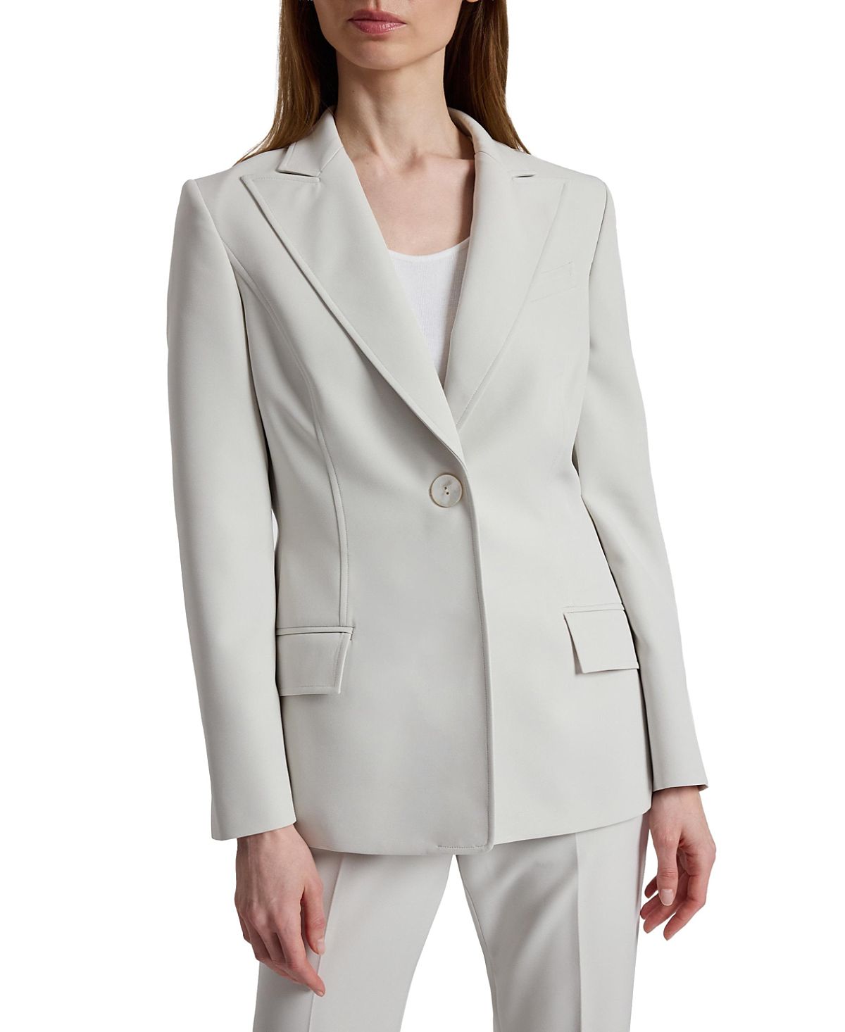 Santorelli Jess Crepe Single Button Jacket