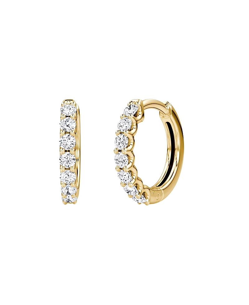 Vrai Eternity Hoops in 14K Gold, 0.28ctw Round Brilliant Lab Grown Diamonds