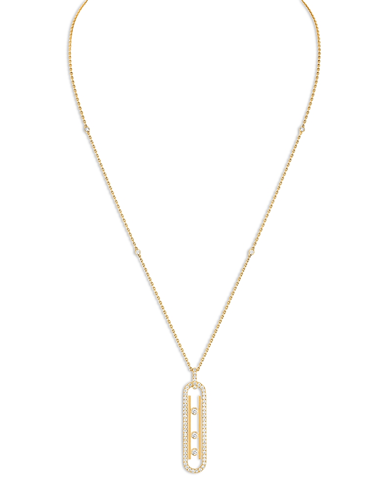 Messika 18K Yellow Gold Move 10th Diamond Link Pendant Necklace, 31.5 · OS