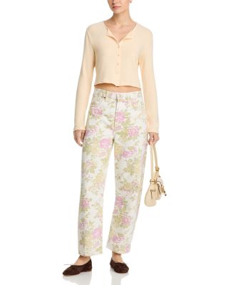 Miro High Rise Relaxed Jeans in English Rose