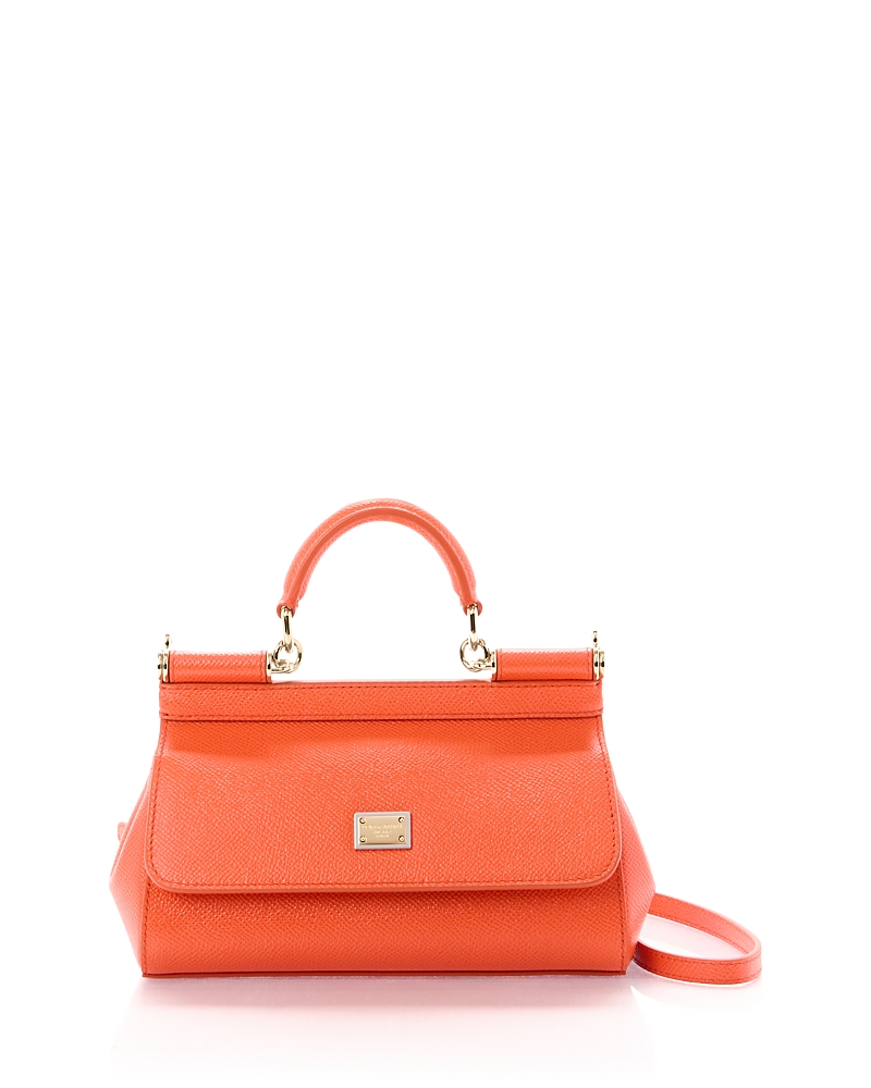 Dolce & Gabbana Leather Top Handle Bag · OS