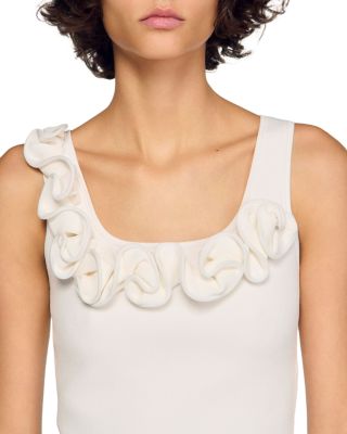 Calice Floral Knit Crop Top