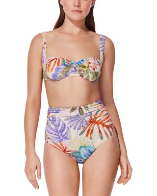 Cherry Blossom Bustier Bikini Top