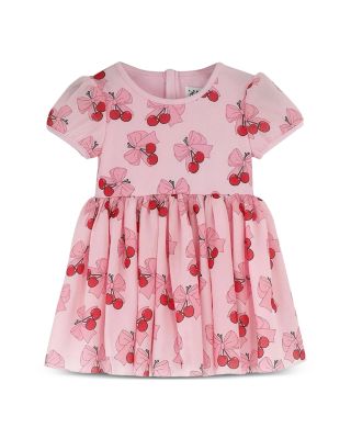 Girls' Cherry Bows Tulle Dress - Baby, Little Kid, Big Kid
