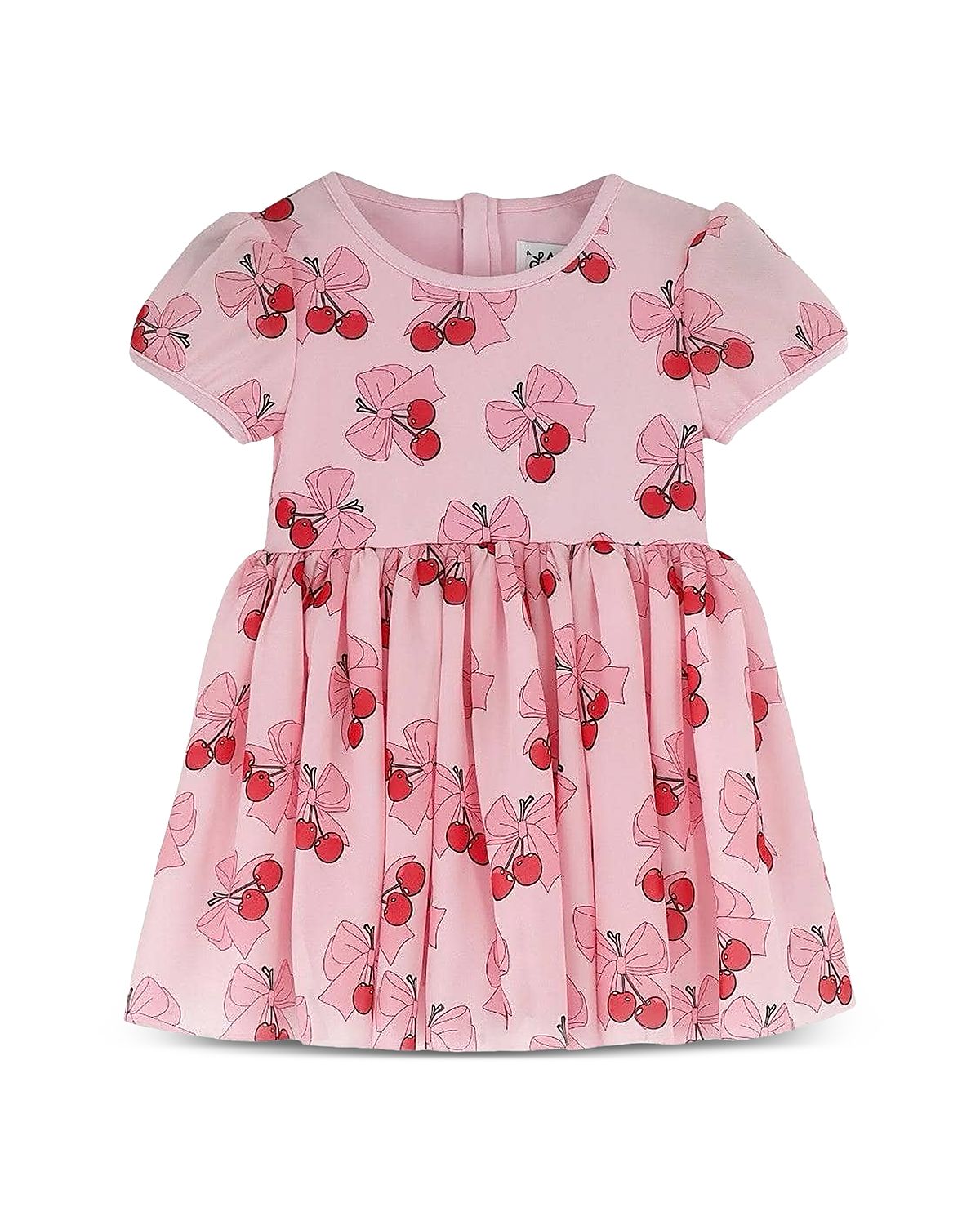 Lola + The Boys Girls' Cherry Bows Tulle Dress - Little Kid, Big Kid