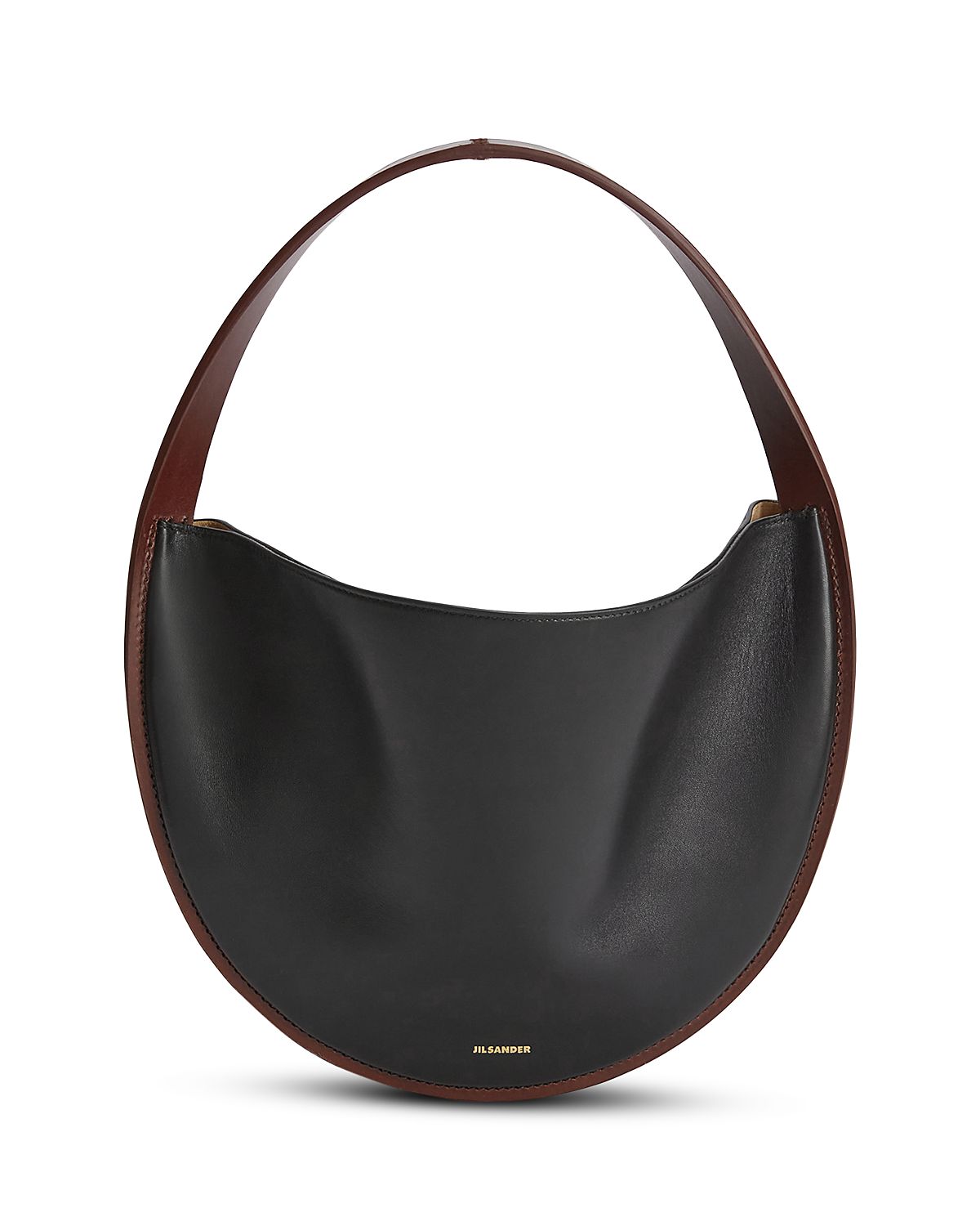 Jil Sander Pivot Medium Leather Hobo Bag