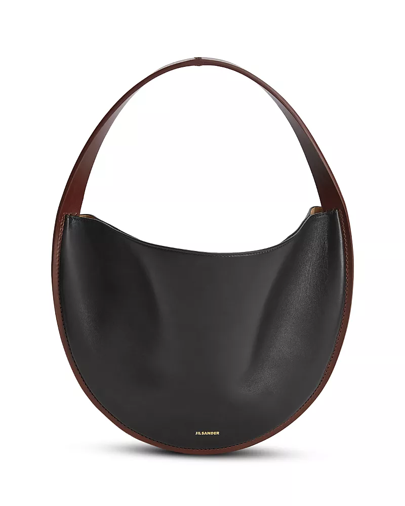 Jil Sander Pivot Medium Leather Hobo Bag
