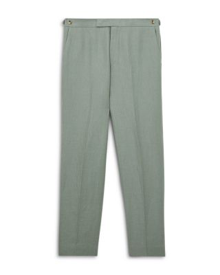 Atlantic Tailored Fit Linen Twill Suit Trousers