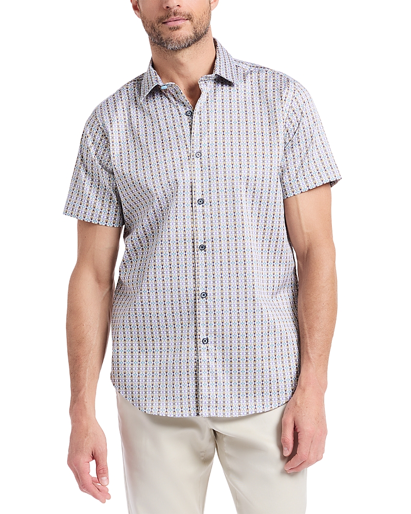 Robert Graham Abbotswell Printed Short Sleeve Woven Shirt
