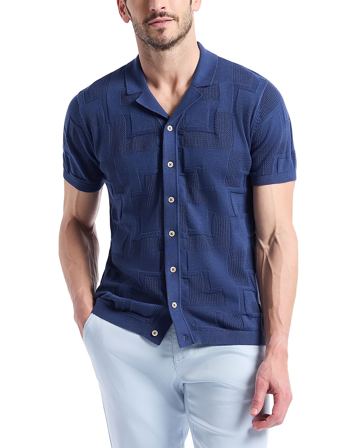 Robert Graham Drayford Short Sleeve Sweater