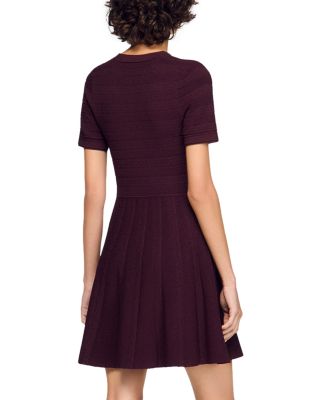 Milou Floral Knit Short Dress