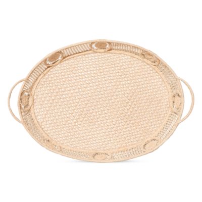 Raffia Round Tray