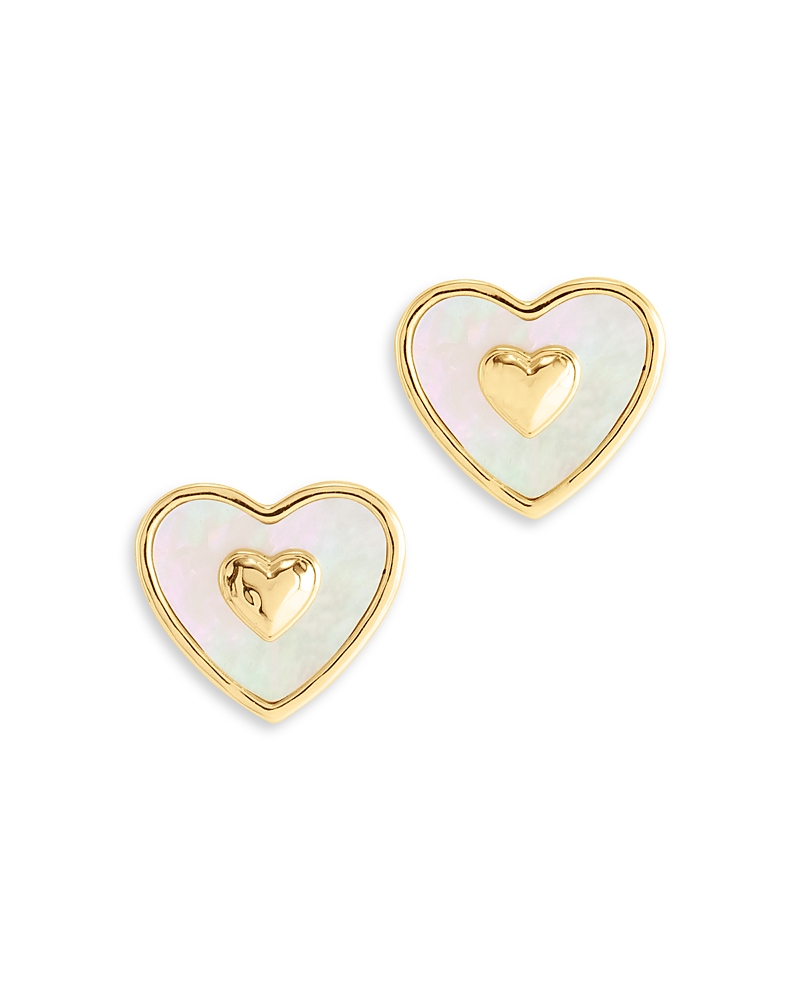Anabel Aram Heart Stud Earrings