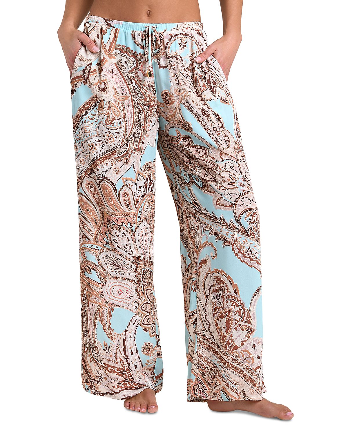 L'Agence Geraldine Traditional Paisley Cover Up Pants