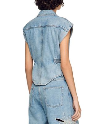 Denim Top in Blue Jean