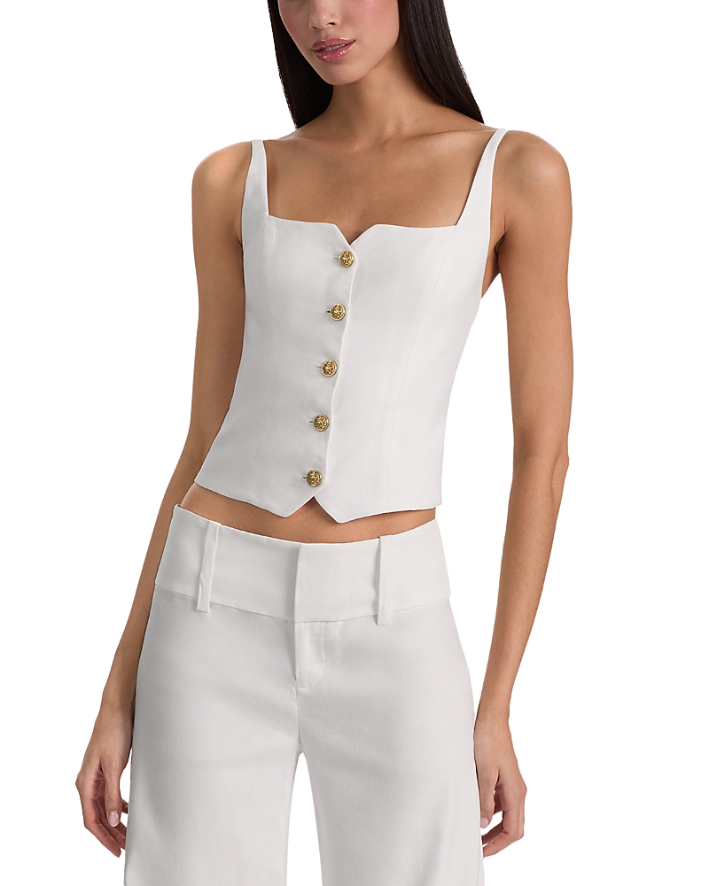 Alice and Olivia Kelcey Button Front Camisole