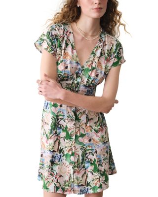 Camila Button Front Mini Dress