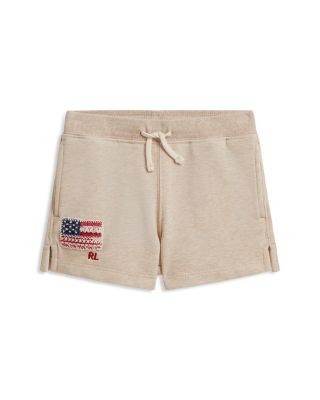 Girls' Flag Terry Shorts - Little Kid