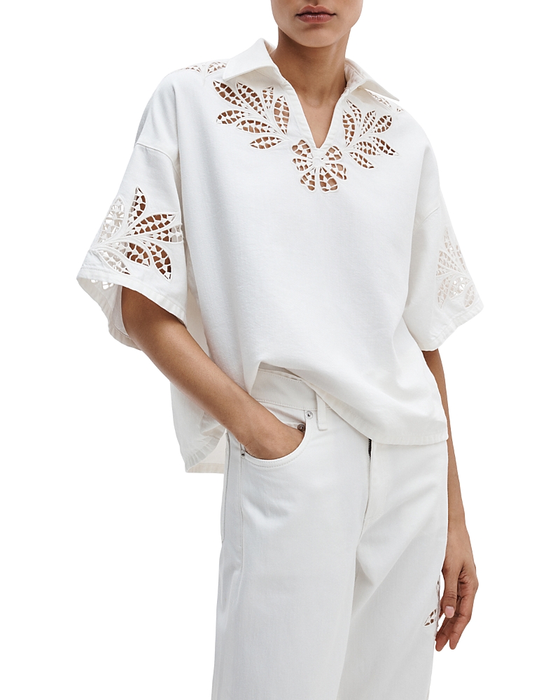 rag & bone Ultra Featherweight Lucy Popover Top