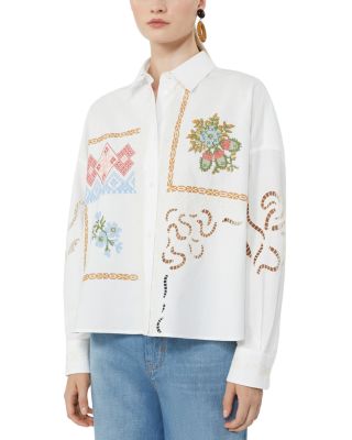 Wkdfonte Embellished Poplin Shirt