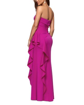 Scuba Strapless Gown - Exclusive