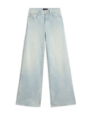 Lotta High Rise Wide Leg Jeans in Sugar